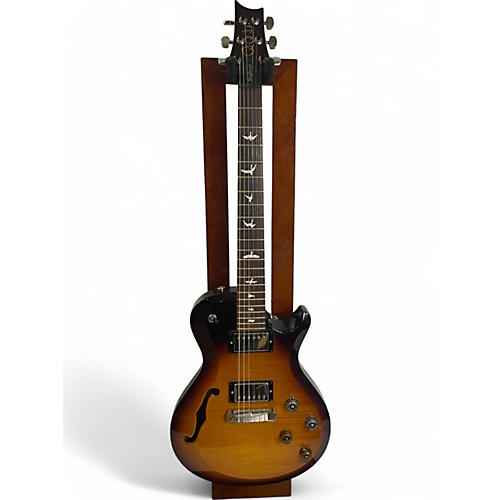 PRS Used PRS S2 Singlecut Semi hollowbody Amber burst Hollow Body Electric Guitar Amber burst