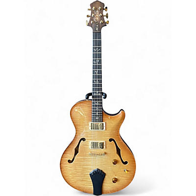 Used PRS SCJ Thinline Natural Hollow Body Electric Guitar