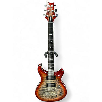 Used PRS SE 2408 QUILT CHARCOAL CHERRY BURST Solid Body Electric Guitar