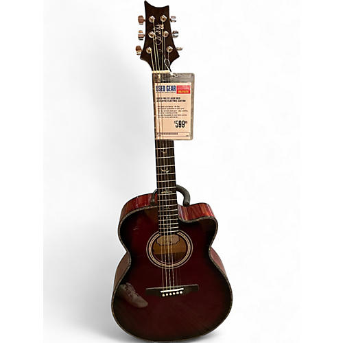 Used PRS SE A50E RED Acoustic Electric Guitar RED