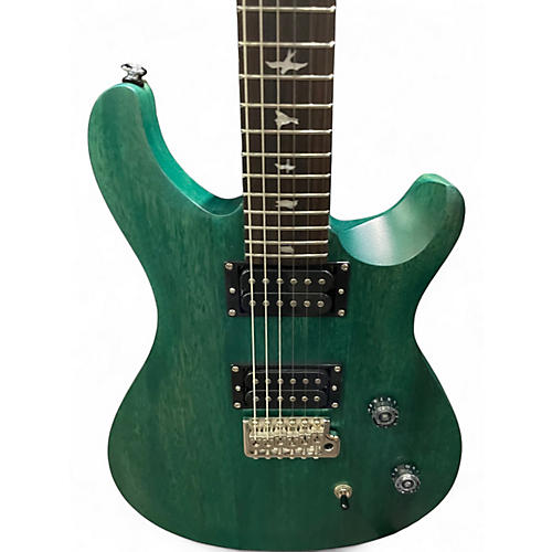 Used PRS SE CE24 STANDARD SATIN GREEN Solid Body Electric Guitar SATIN GREEN