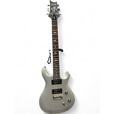 Used PRS SE CE24 Satin Metallic Silver Solid Body Electric Guitar