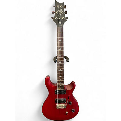 Used PRS SE CE24  Satin Red Solid Body Electric Guitar
