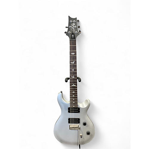 Used PRS SE CE24 Silver Solid Body Electric Guitar Silver