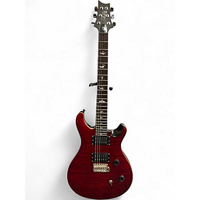 Used PRS SE CE24 Trans Red Solid Body Electric Guitar