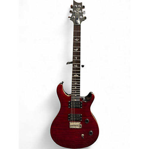 Used PRS SE CE24 Trans Red Solid Body Electric Guitar Trans Red