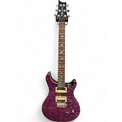 Used PRS SE CUSTOM 24 25TH ANNIVERSARY Trans Purple Solid Body Electric Guitar