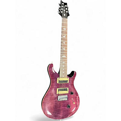 Used PRS SE CUSTOM 24 7 Pink Solid Body Electric Guitar