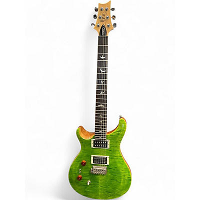 Used PRS SE CUSTOM 24 LEFT HANDED Green Solid Body Electric Guitar