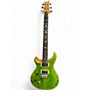 Used PRS SE CUSTOM 24 LEFT HANDED Green Solid Body Electric Guitar Green