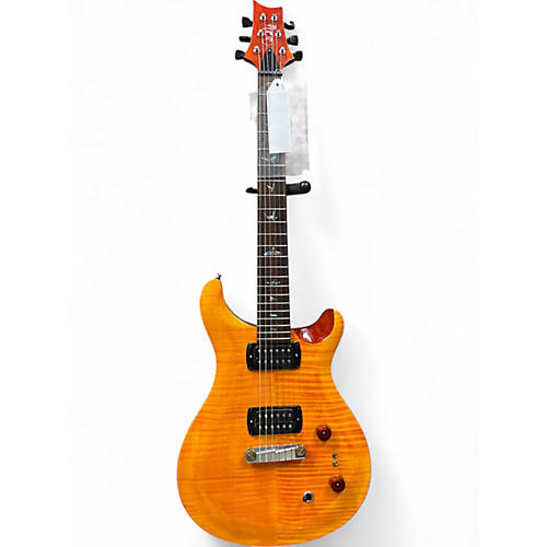 Used PRS SE CUSTOM 24 PAULS GUITAR FLAMED YELLOW Solid Body Electric Guitar FLAMED YELLOW
