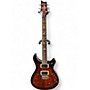 Used PRS SE CUSTOM 24 Semi-Hollow Piezo Orange Tiger Smokeburst Hollow Body Electric Guitar Orange Tiger Smokeburst