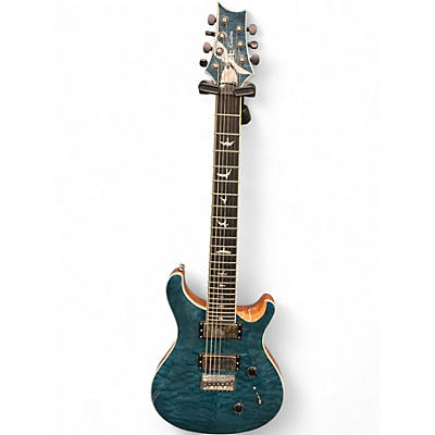 Used PRS SE CUSTOM 7 LAKE BLUE Solid Body Electric Guitar
