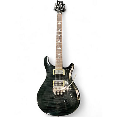 Used PRS SE CUSTOM Black Onyx Solid Body Electric Guitar
