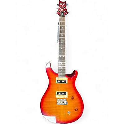 Used PRS SE Custom 22 2 Color Sunburst Solid Body Electric Guitar