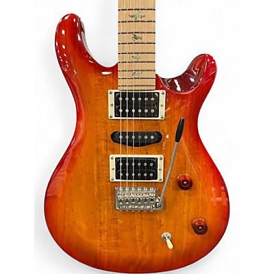 Used PRS SE Custom 22 Amber Solid Body Electric Guitar