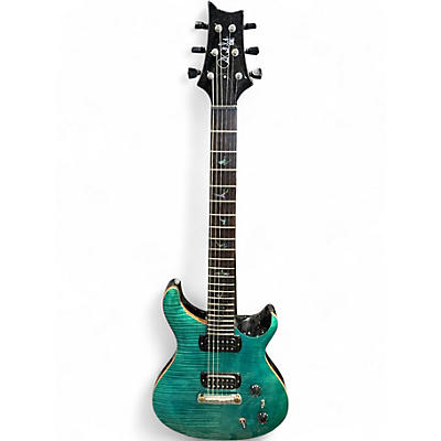 Used PRS SE Custom 22 Blue Agave Solid Body Electric Guitar