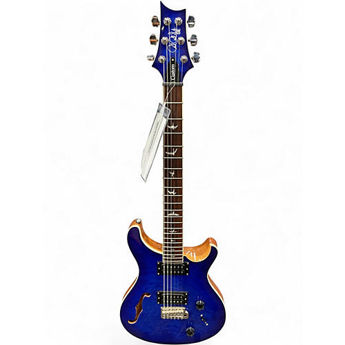 Used PRS SE Custom 22 Blue Solid Body Electric Guitar Blue