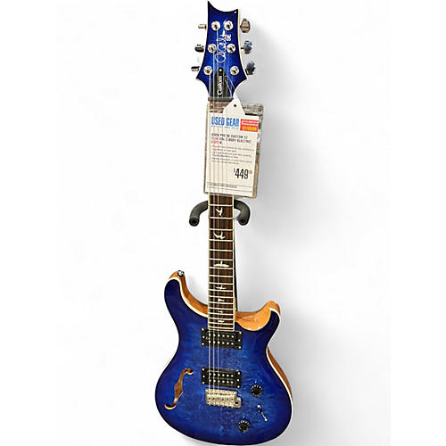 Used PRS SE Custom 22 Blue Solid Body Electric Guitar Blue