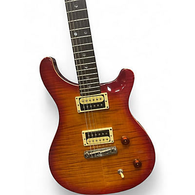 Used PRS SE Custom 22 Cherry Sunburst Solid Body Electric Guitar