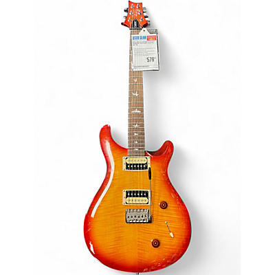 Used PRS SE Custom 22 Cherry Sunburst Solid Body Electric Guitar