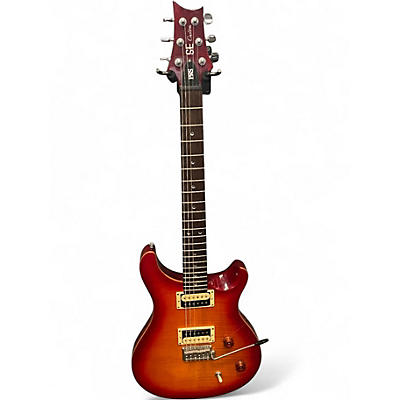 Used PRS SE Custom 22 Cherry Sunburst Solid Body Electric Guitar