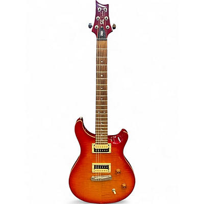 Used PRS SE Custom 22 Cherryburst Solid Body Electric Guitar