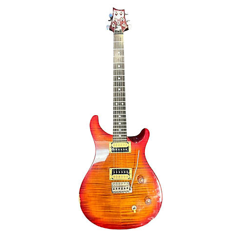 PRS Used PRS SE Custom 22 Dark Cherry Burst Solid Body Electric Guitar Dark Cherry Burst