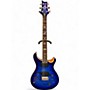 Used PRS Used PRS SE Custom 22 Quilted Limited Edition Faded Blue Burst Hollow Body Electric Guitar Faded Blue Burst