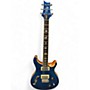 Used PRS SE Custom 22 Semi Hollow Body Blue Solid Body Electric Guitar Blue