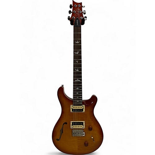 PRS Used PRS SE Custom 22 Semi-Hollowbody Amber Hollow Body Electric Guitar Amber