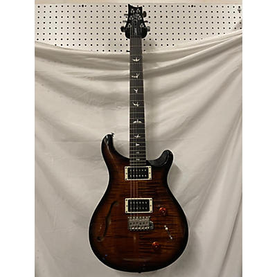 PRS Used PRS SE Custom 22 Semi-Hollowbody BLACK GOLD BURST Hollow Body Electric Guitar