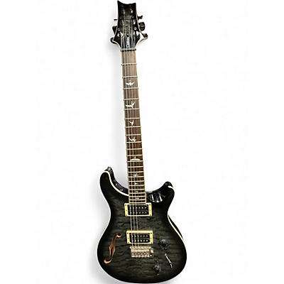 Used PRS SE Custom 22 Semi-Hollowbody Black Hollow Body Electric Guitar