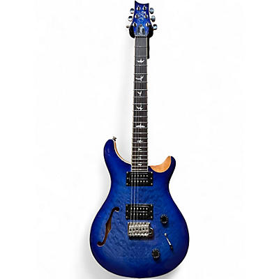 Used PRS SE Custom 22 Semi-Hollowbody Blue Burst Hollow Body Electric Guitar