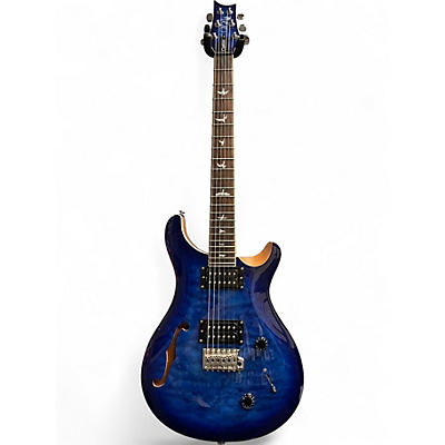 Used PRS SE Custom 22 Semi-Hollowbody Blue Burst Hollow Body Electric Guitar
