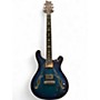 Used PRS SE Custom 22 Semi-Hollowbody Blue Burst Hollow Body Electric Guitar Blue Burst