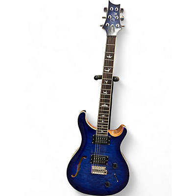 PRS Used PRS SE Custom 22 Semi-Hollowbody Blue Hollow Body Electric Guitar