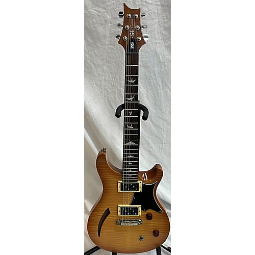 PRS Used PRS SE Custom 22 Semi-Hollowbody Brown Sunburst Hollow Body Electric Guitar Brown Sunburst