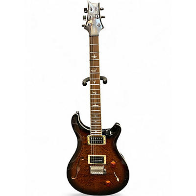 Used PRS SE Custom 22 Semi-Hollowbody Brown Sunburst Hollow Body Electric Guitar