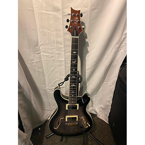 PRS Used PRS SE Custom 22 Semi-Hollowbody Charcoal Burst Hollow Body Electric Guitar Charcoal Burst