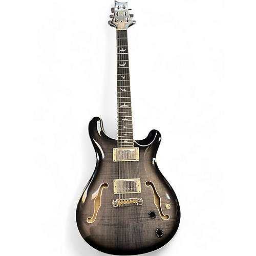 PRS Used PRS SE Custom 22 Semi-Hollowbody Charcoal Hollow Body Electric Guitar Charcoal