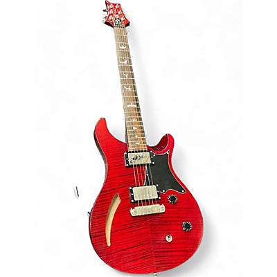 PRS Used PRS SE Custom 22 Semi-Hollowbody Cherry Hollow Body Electric Guitar