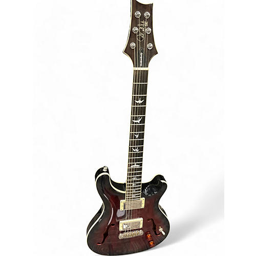 PRS Used PRS SE Custom 22 Semi-Hollowbody Cherry Sunburst Hollow Body Electric Guitar Cherry Sunburst