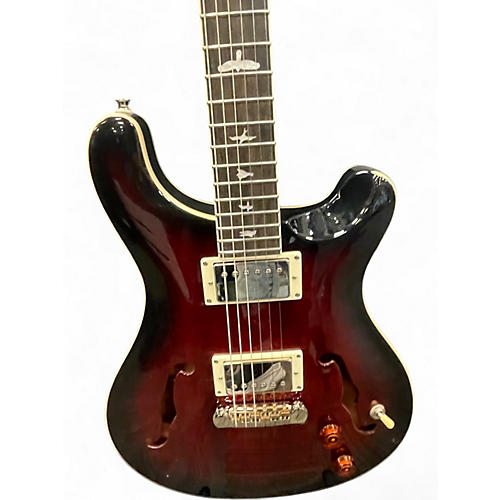 Used PRS SE Custom 22 Semi-Hollowbody Crimson Red Trans Hollow Body Electric Guitar Crimson Red Trans