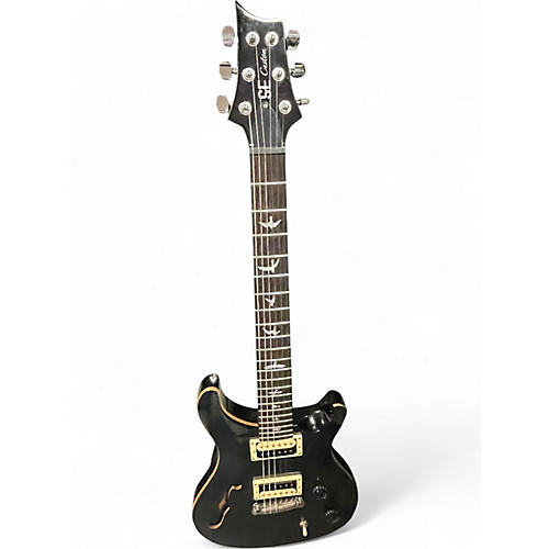 Used PRS SE Custom 22 Semi-Hollowbody Dark Green Hollow Body Electric Guitar Dark Green