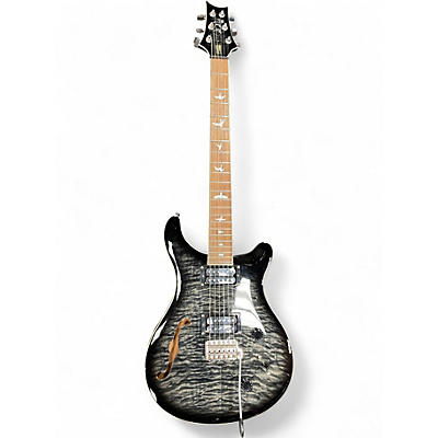 Used PRS SE Custom 22 Semi-Hollowbody Gray Black Hollow Body Electric Guitar