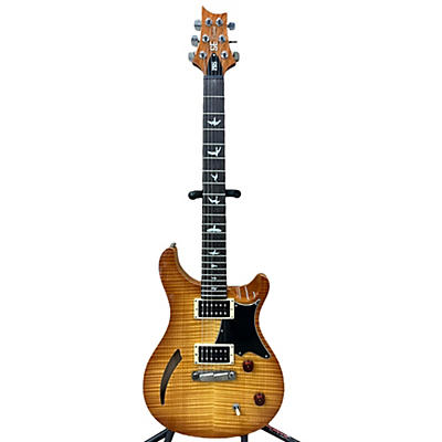 PRS Used PRS SE Custom 22 Semi-Hollowbody Honey Burst Hollow Body Electric Guitar