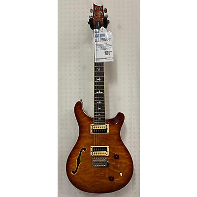 PRS Used PRS SE Custom 22 Semi-Hollowbody Honey Burst Hollow Body Electric Guitar