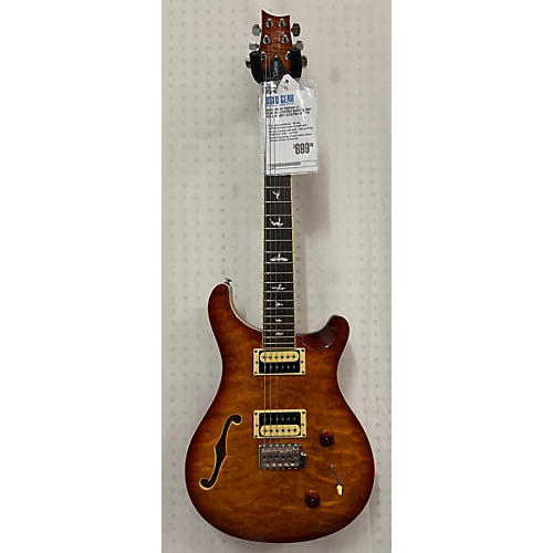 PRS Used PRS SE Custom 22 Semi-Hollowbody Honey Burst Hollow Body Electric Guitar Honey Burst