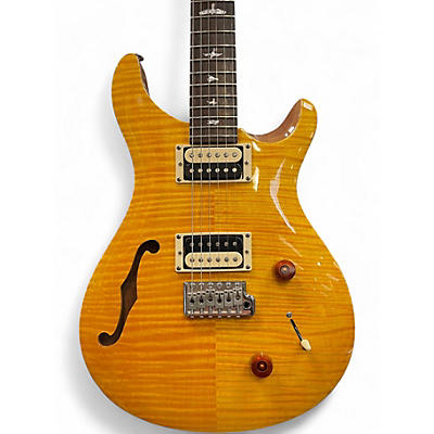 Used PRS SE Custom 22 Semi-Hollowbody Honey Burst Hollow Body Electric Guitar